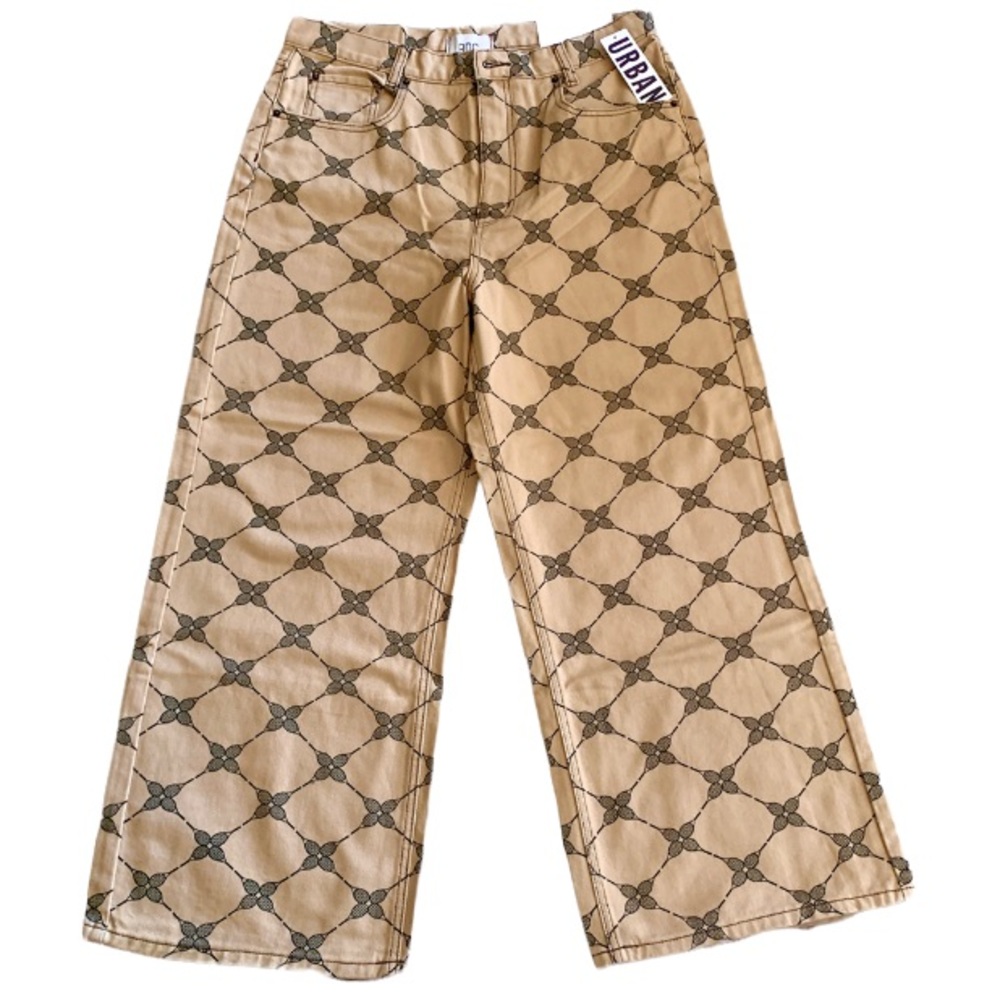 BDG High & Wide Jean - Tennis Print